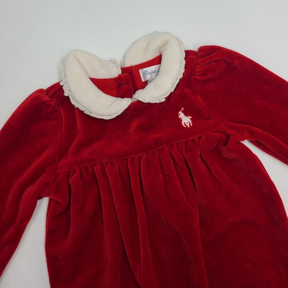 Ralph Lauren baby girl holiday outfit size 3 months - Picture 2 of 4